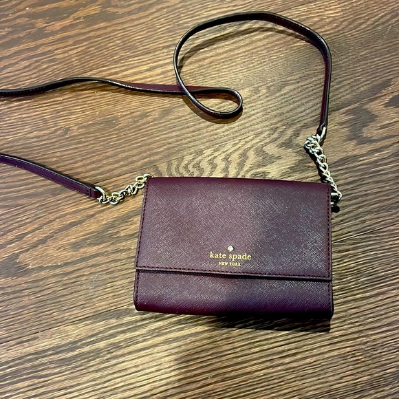 Maroon Kate spade shoulder bag - Picture 1 of 3